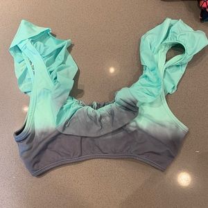 Maaji reversible ruffle bikini top S M L